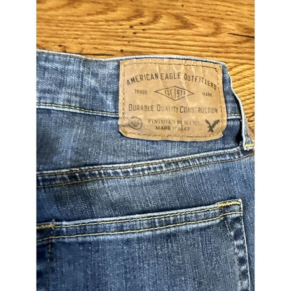 American Eagle Outfitters 360 Extreme Flex Womens Jeans 24x28 Slim Straight J75 - Picture 9 of 9